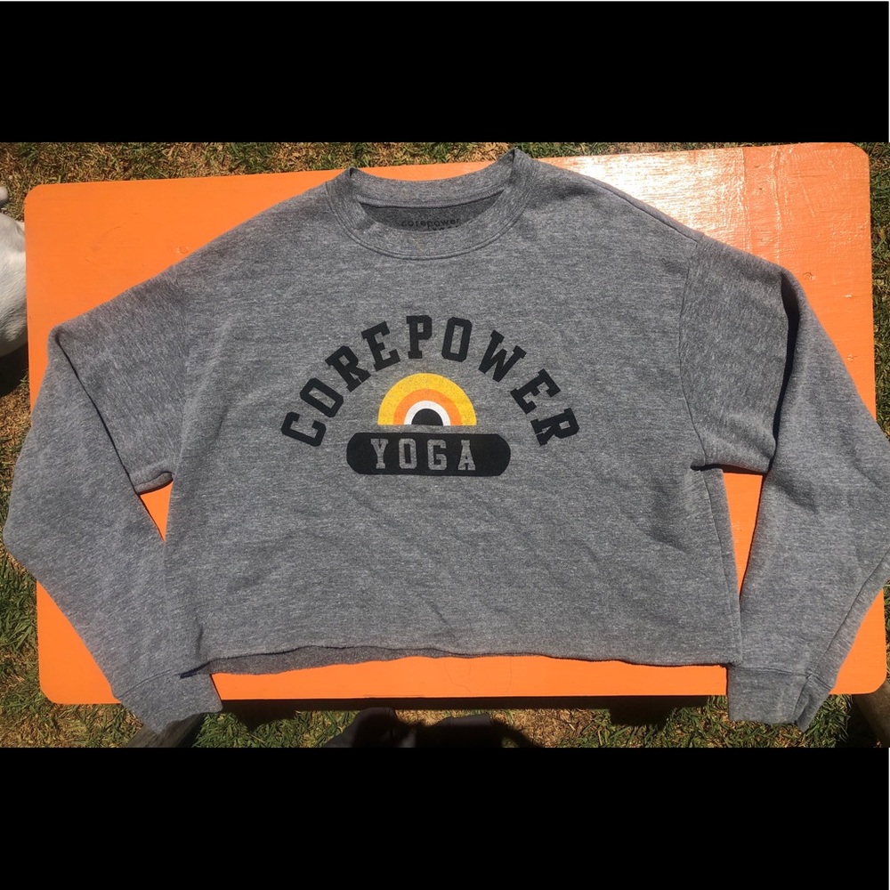 CorePower Yoga Crop Top Sweater